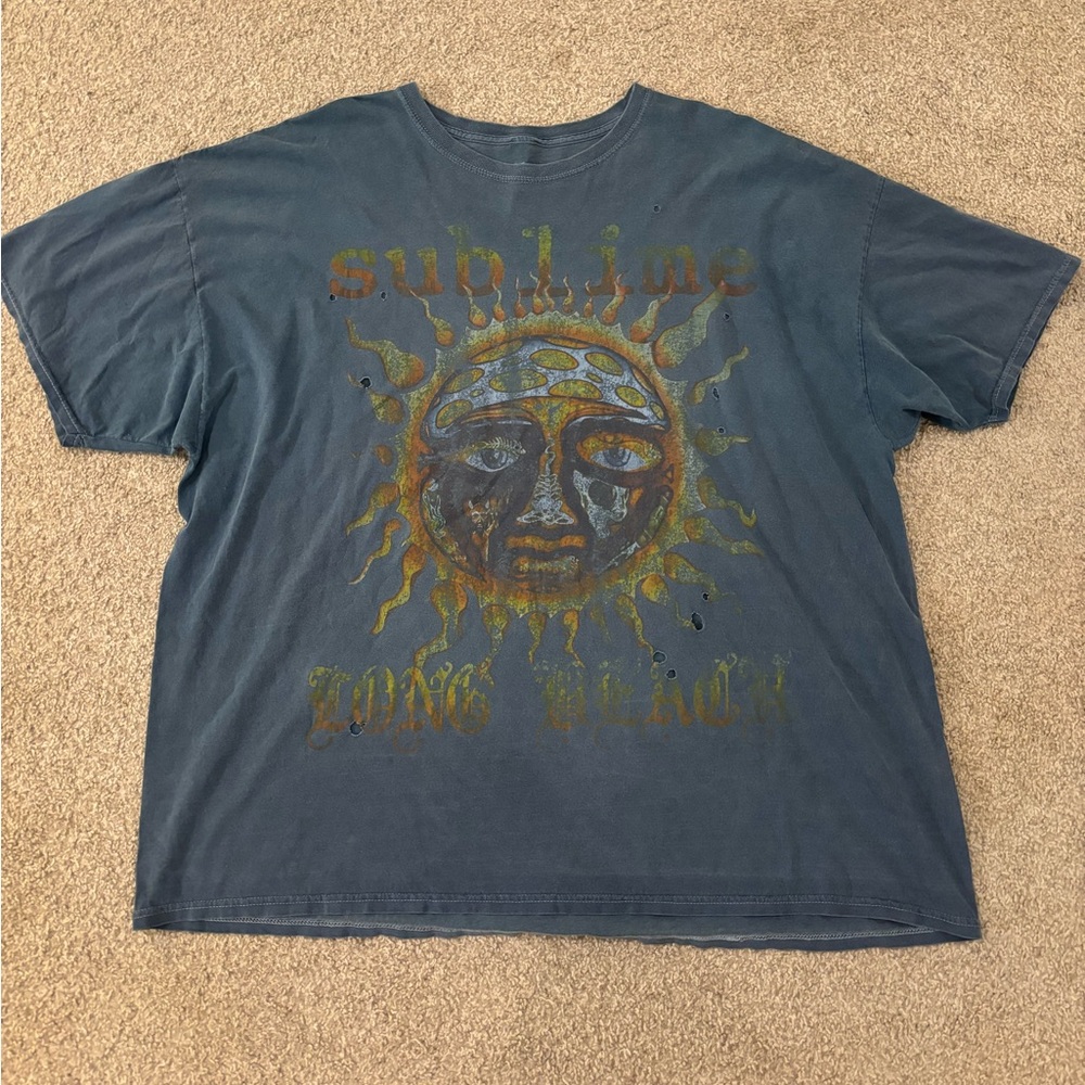 Sublime Long Black Graphic Tee